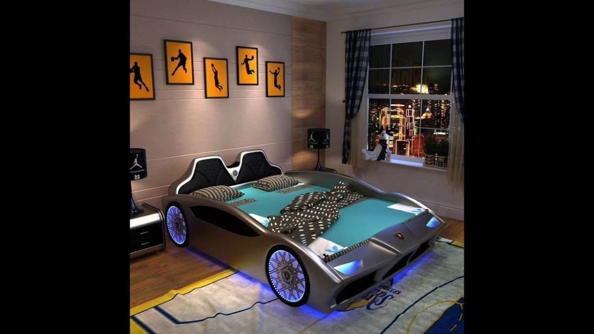 Детская кроватка Ламборджини