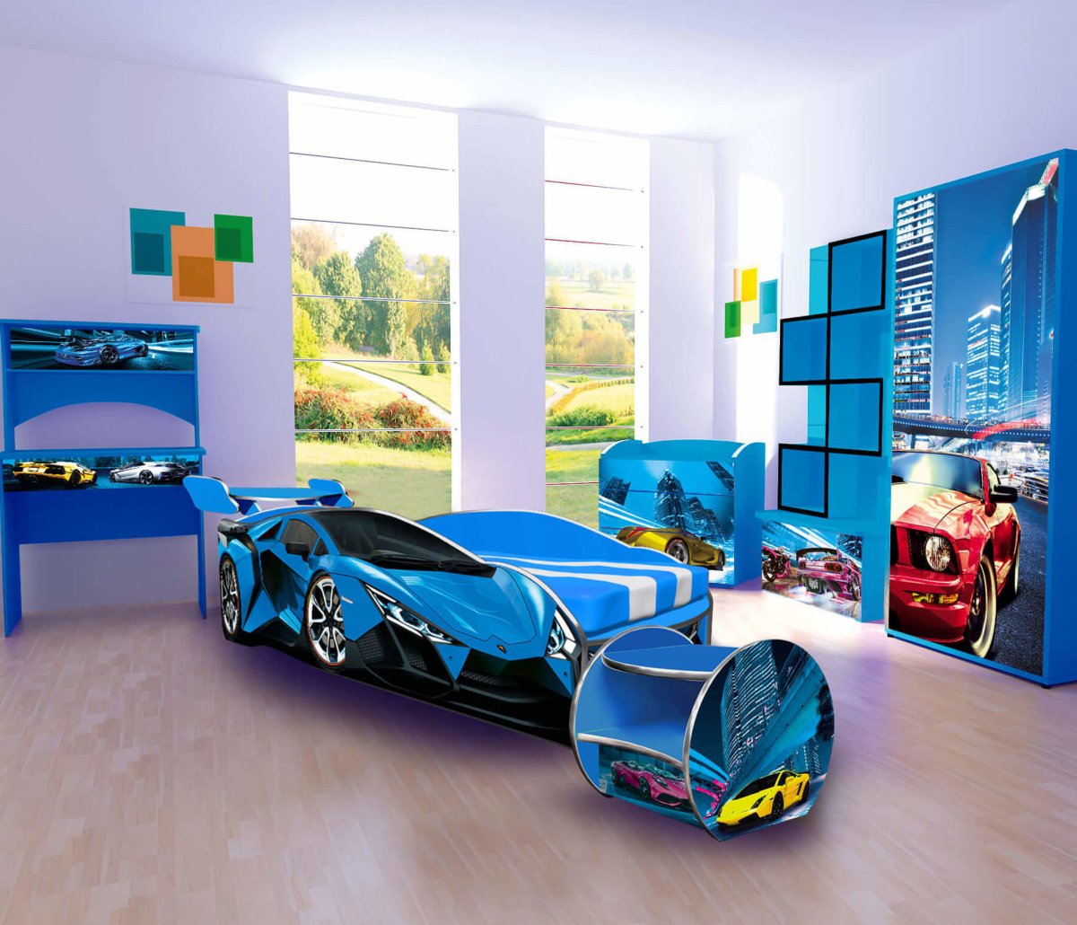 Детская кровать Ламборджини