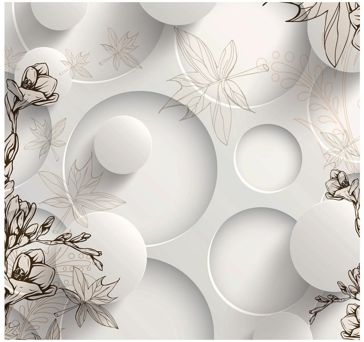 Объемные обои для стен