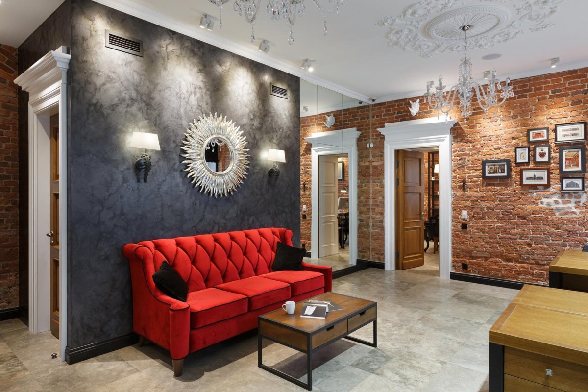 Декоративный камень в интерьере