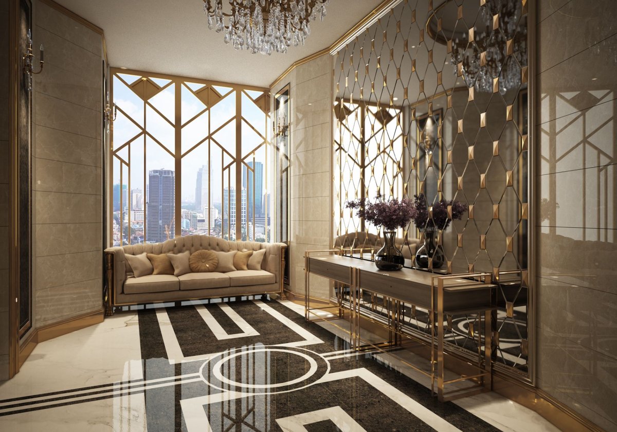 Пентхаус в стиле арт деко