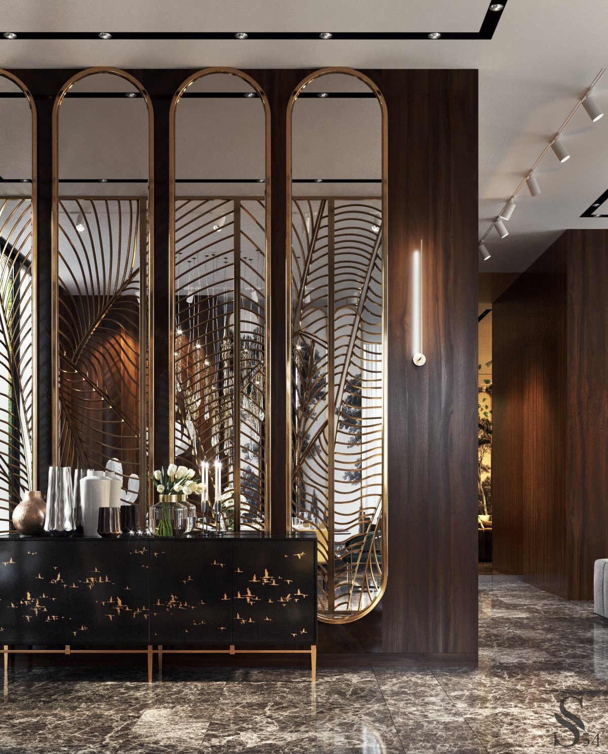 Перегородка ар деко