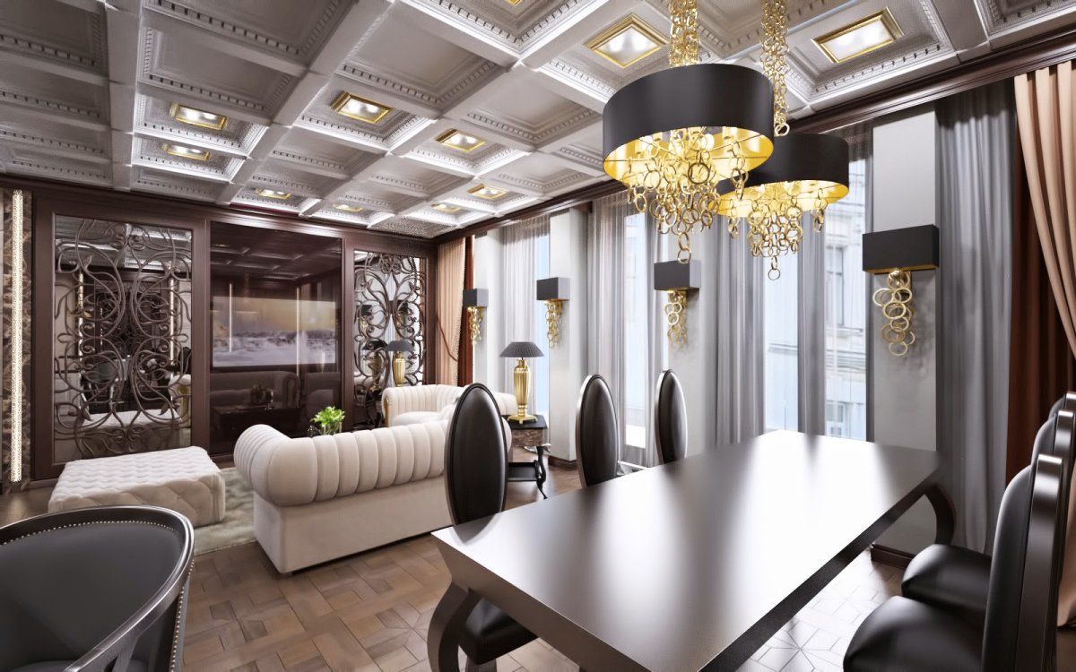 Архитектурная мастерская в стиле ар деко