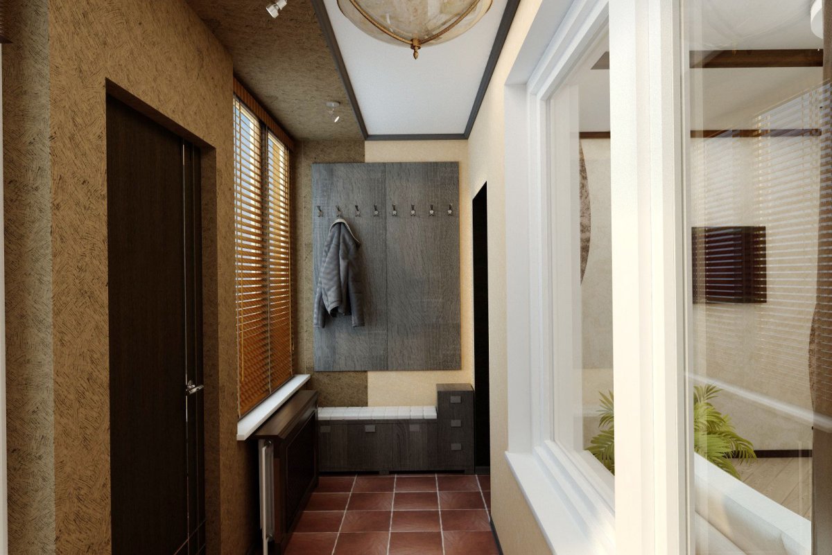 Прихожая в американском стиле