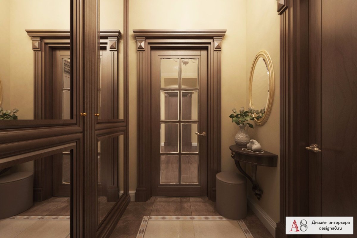 Дверь в прихожую в частном доме