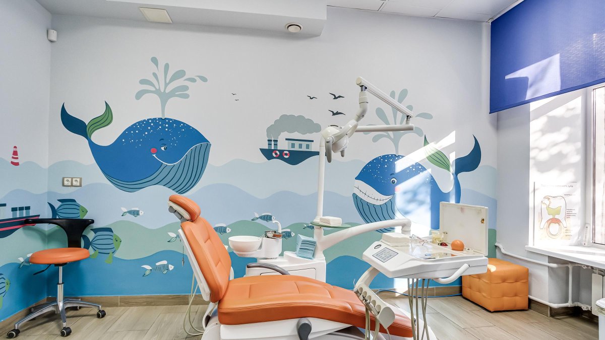 Потолок в детской стоматологии