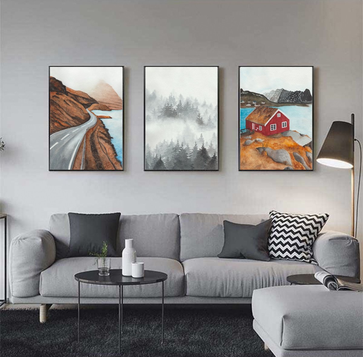 Картины для интерьера гостиной