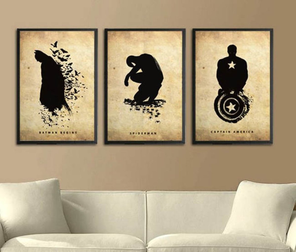 Постеры для интерьера силуэты