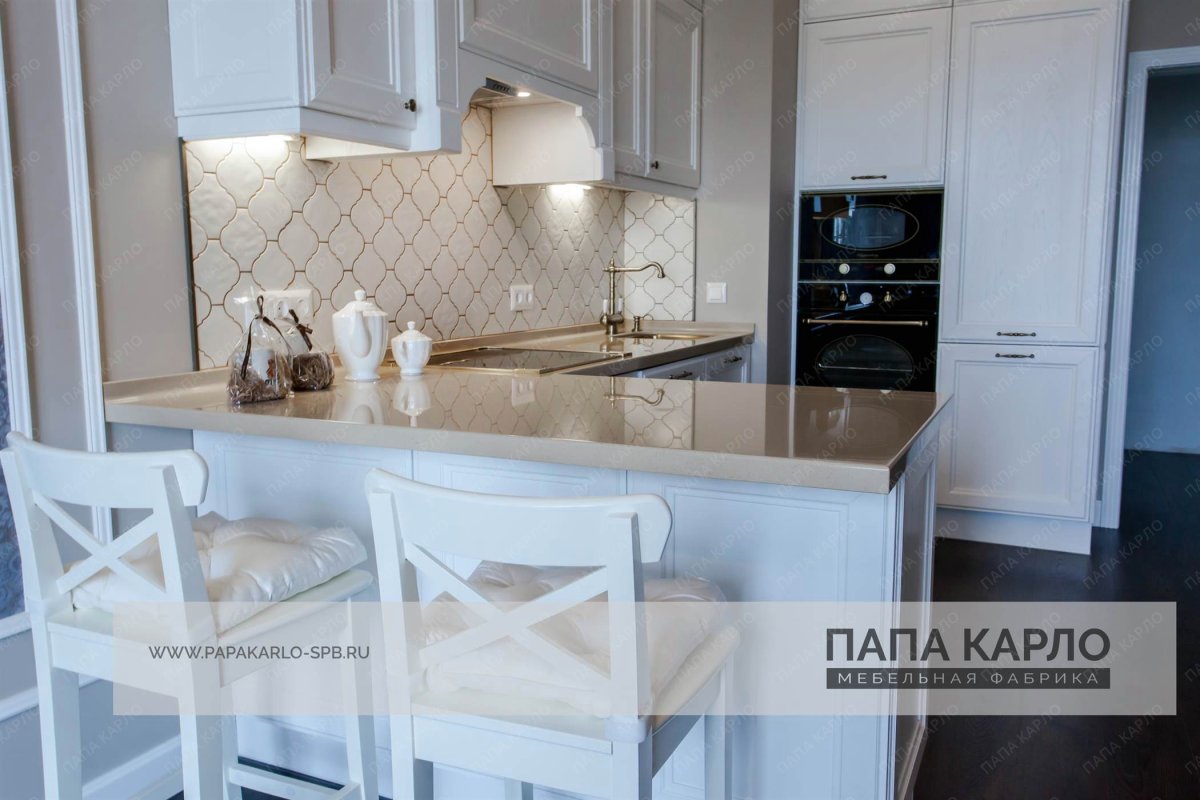 Кухня Глетчер маренго Силк