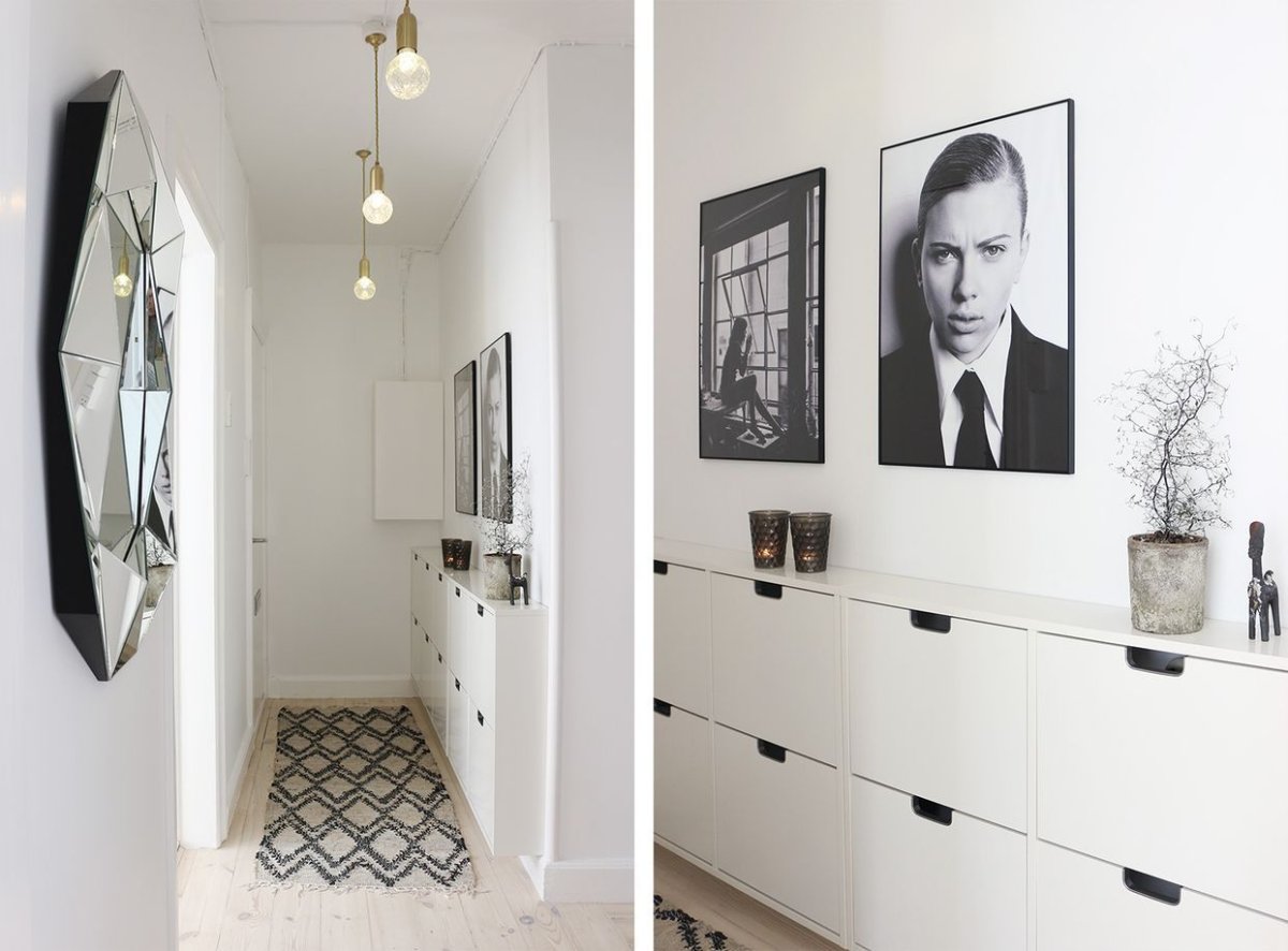 Ställ СТЭЛЛ галошница, 4 отделения, черно-коричневый96x90 см