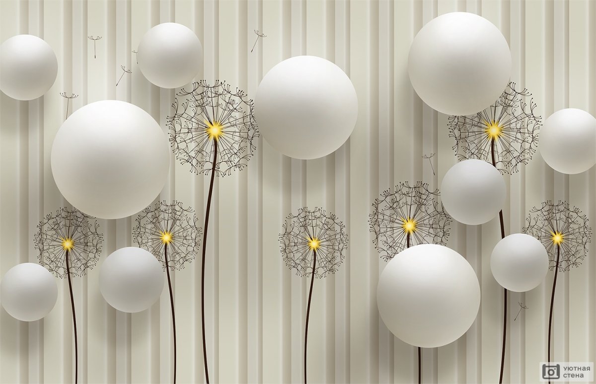 Фотообои DELICEDECOR одуванчики м 008