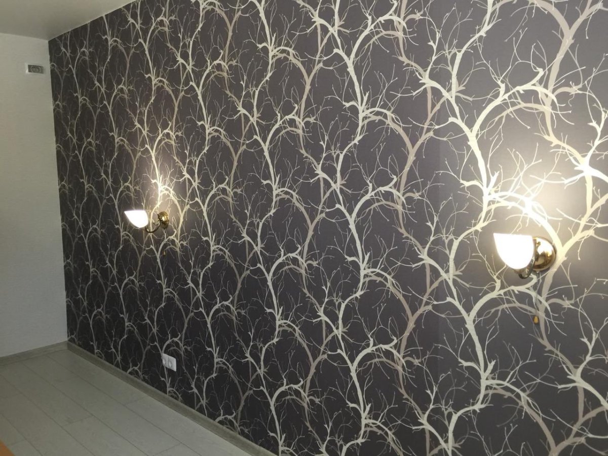 Шары обои на стену паутинка