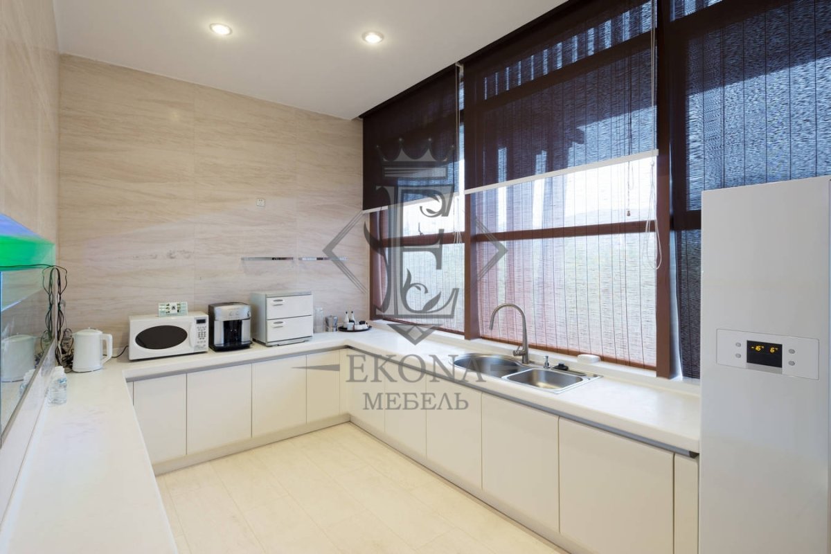 Интерьер обеденной зоны на кухне Минимализм