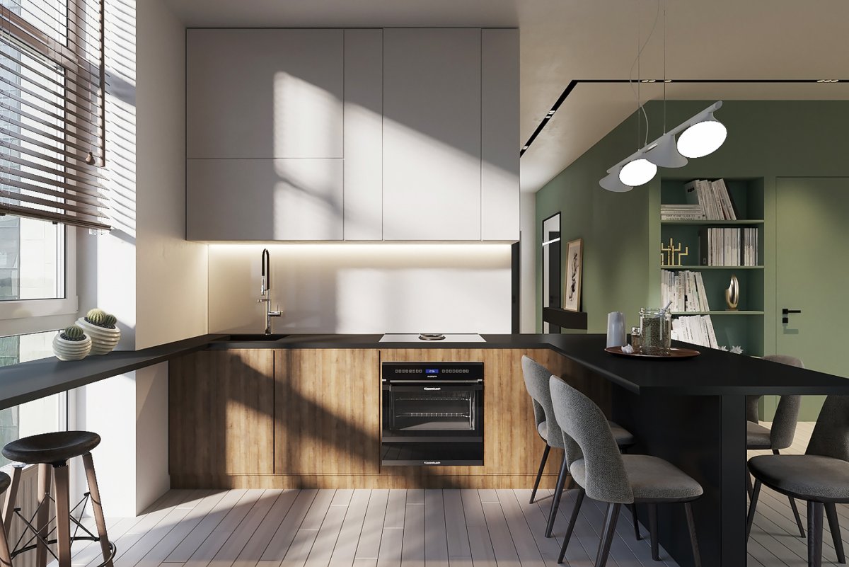 Барная стойка у окна