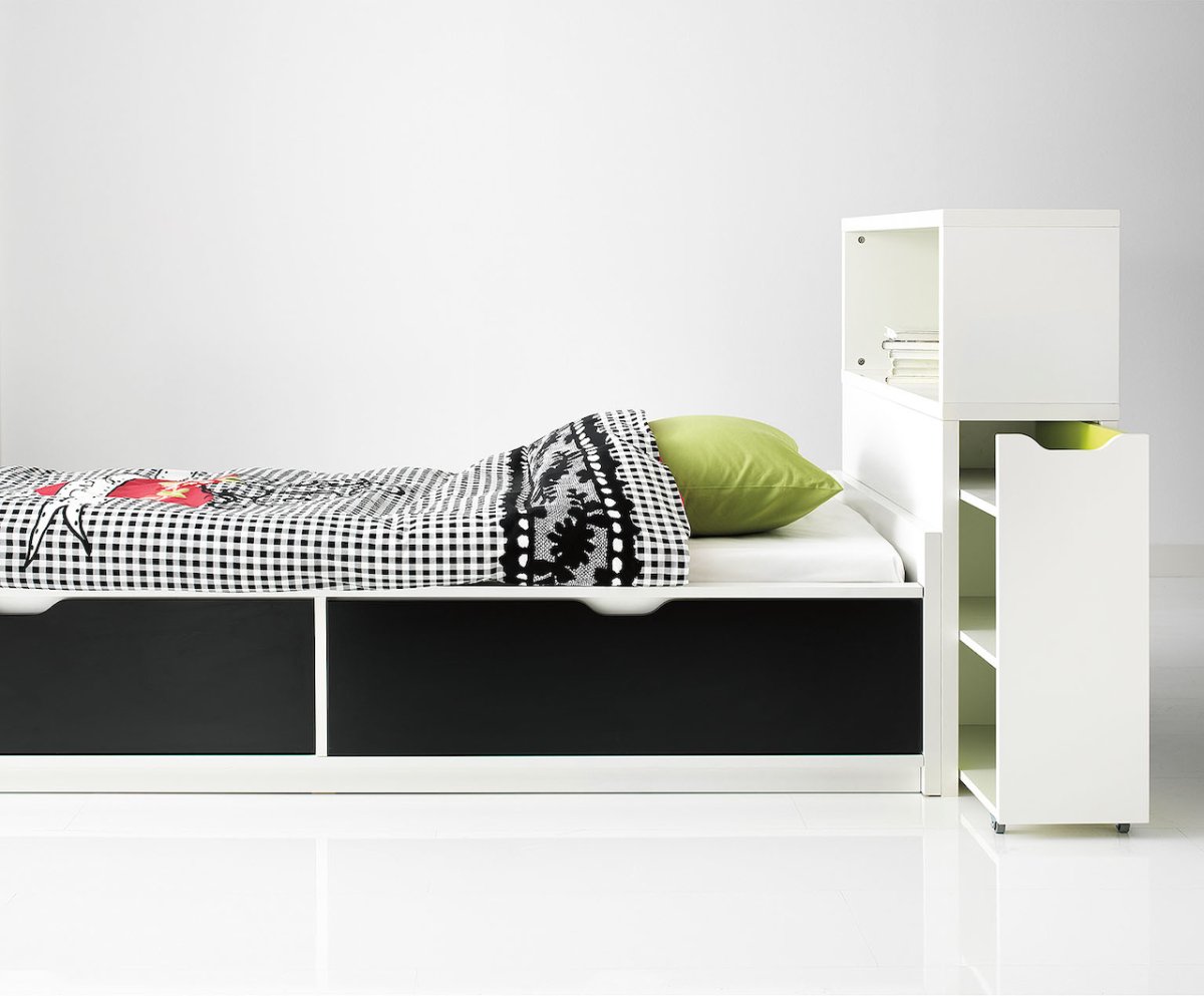 Кровать НЕСТТУН икеа в интерьере