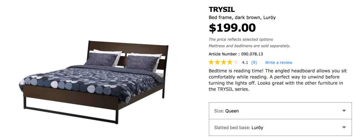 Кровать Сканди лофт