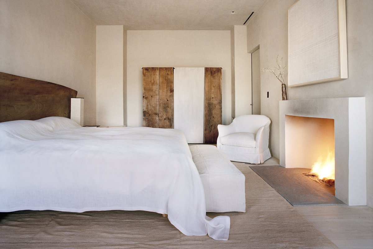 Спальня в стиле Ваби Саби