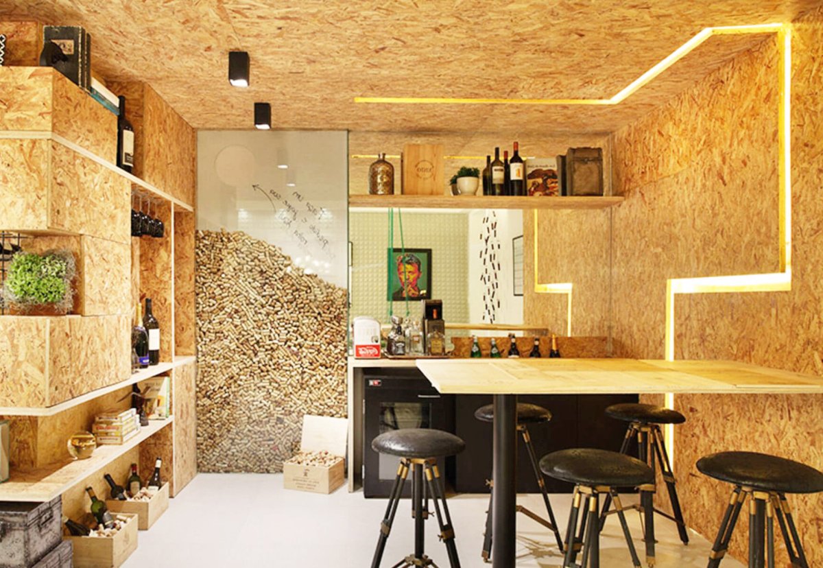 ОСБ плита в интерьере