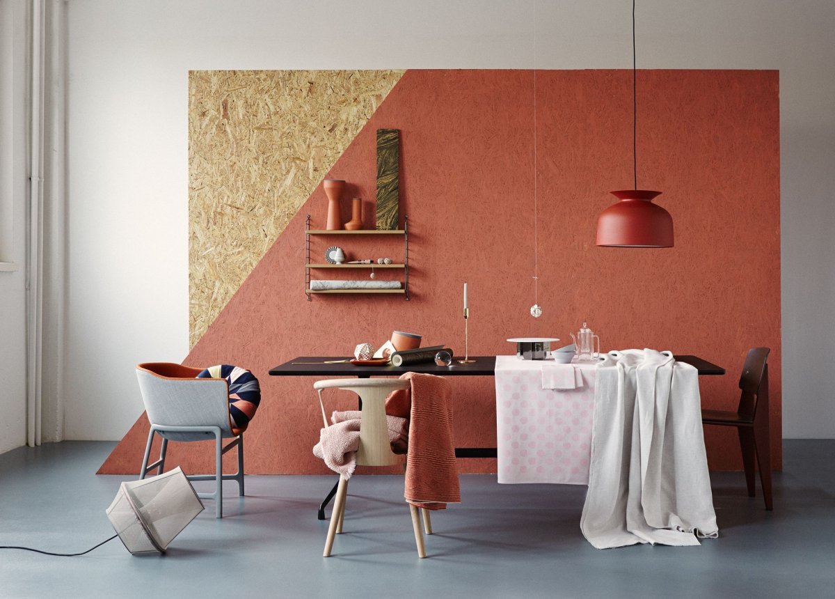 Крашенный ОСП В интерьере