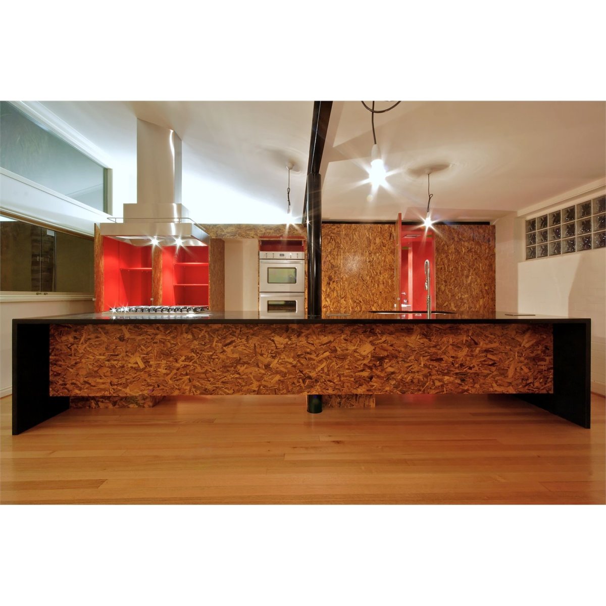 Отделка кухни ОСБ