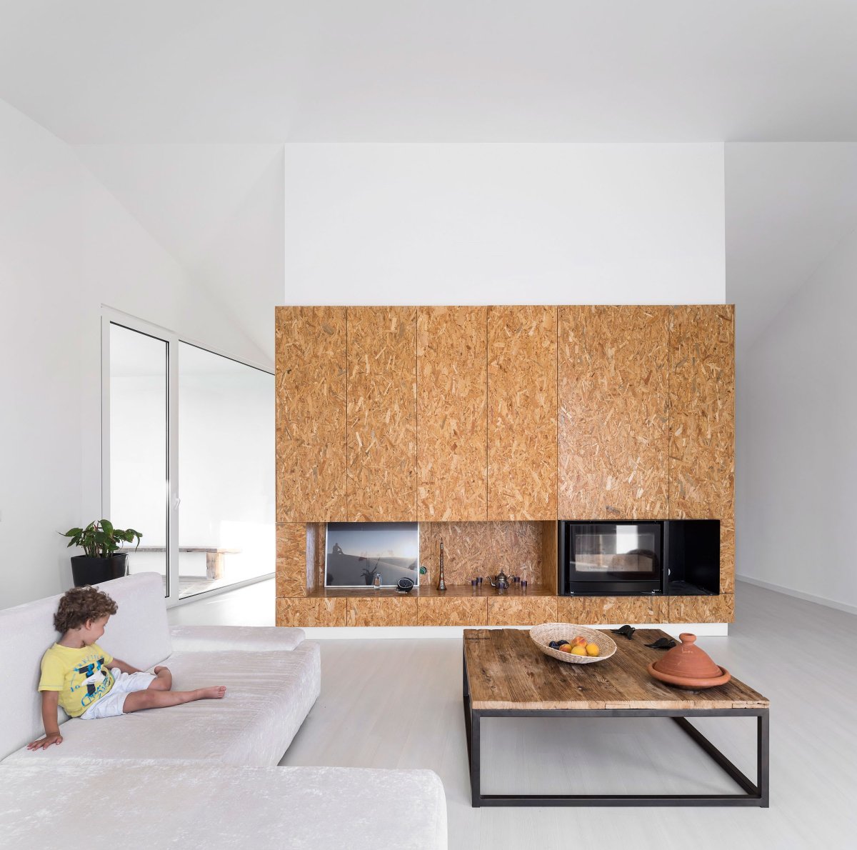 OSB плита в интерьере