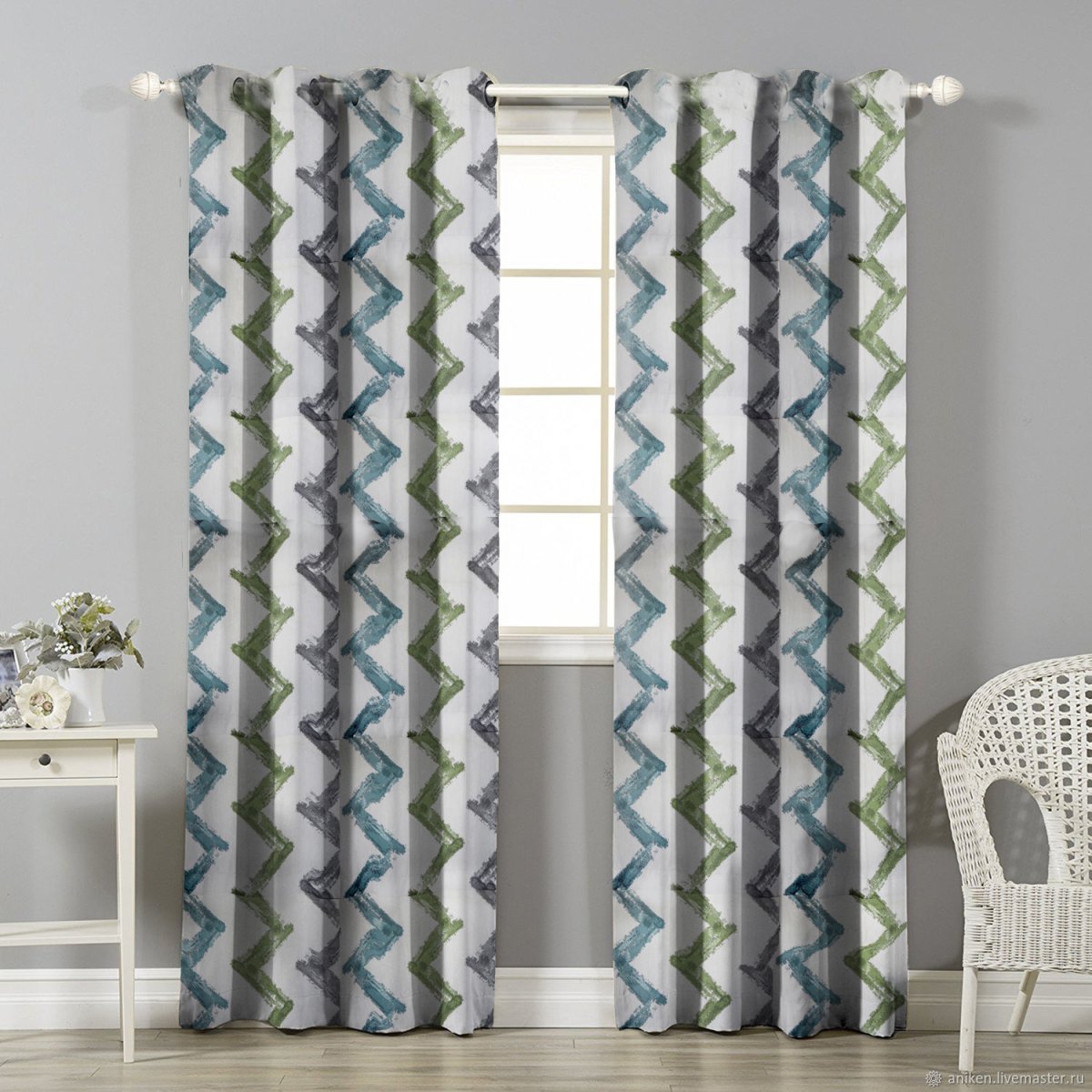 Шторы Вальгрен зигзаг