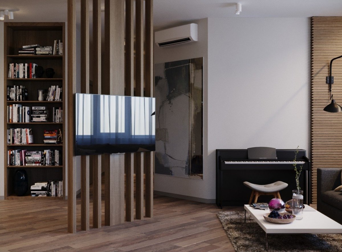 Телевизор в современном интерьере