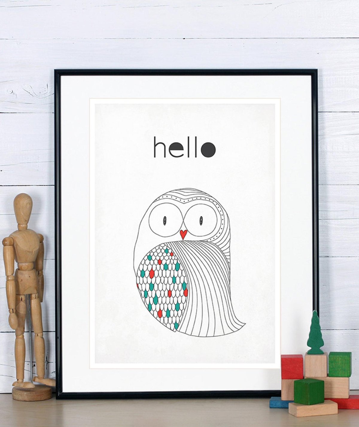 Плакат в скандинавском стиле