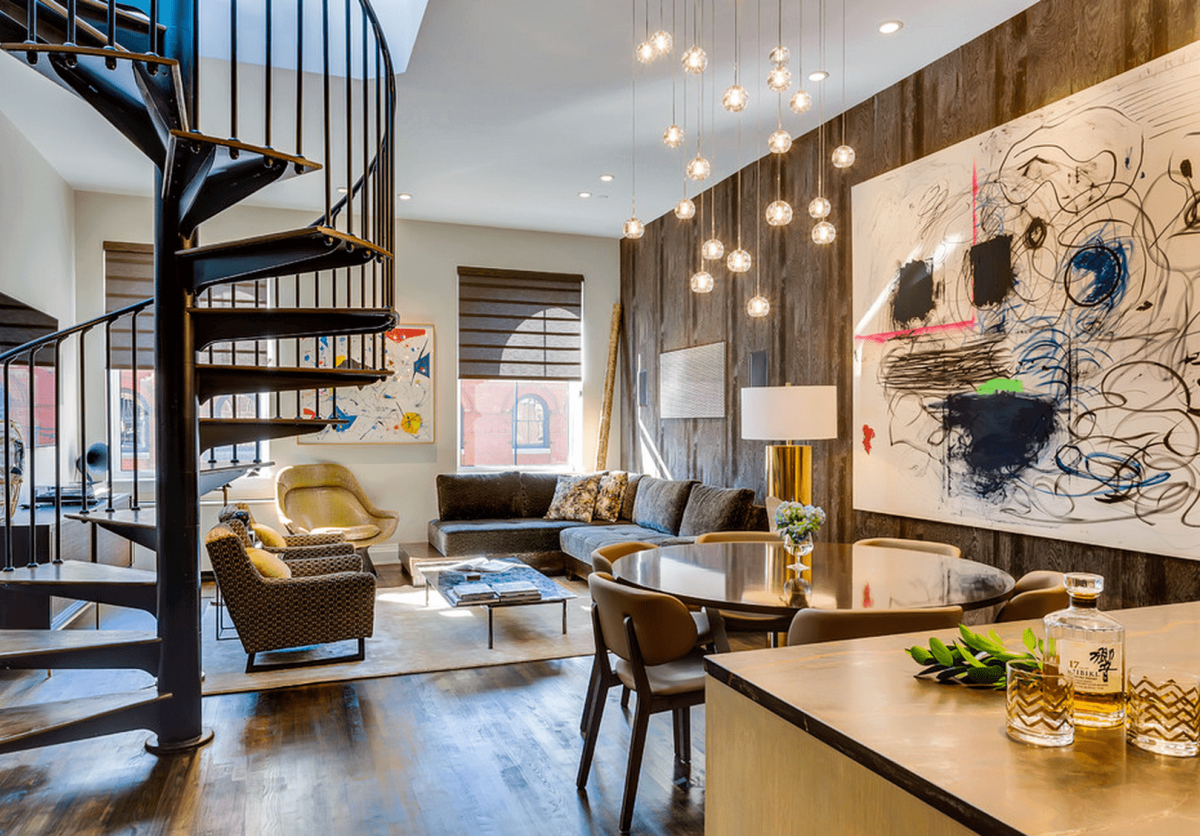 Зонирование маленькой студии