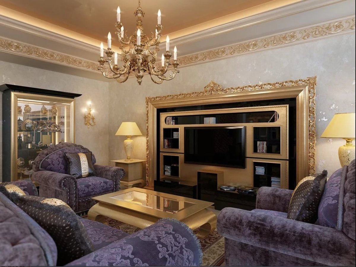 Гостиная в стиле Барокко