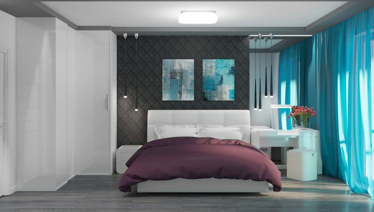 Серый интерьер