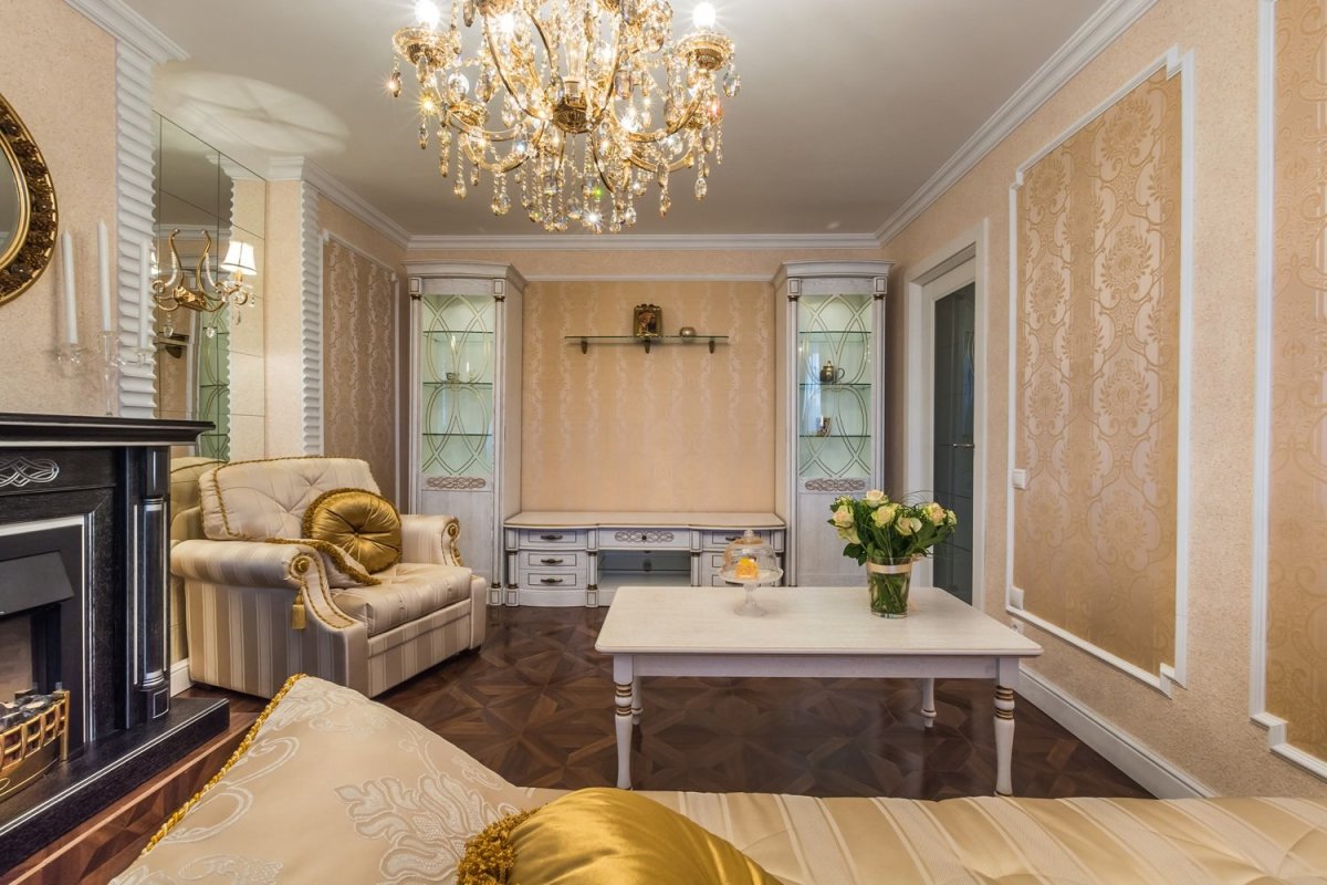 Отделка стен в классическом стиле