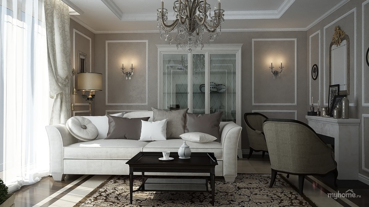 Гостиная Неоклассика Италия Кристофер Гай