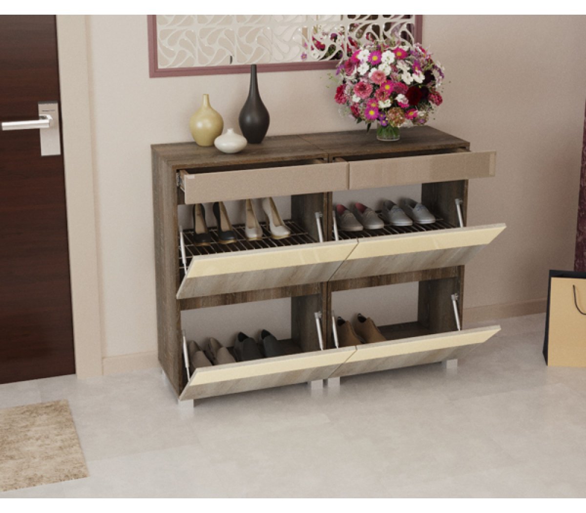 Обувница pu7030wh