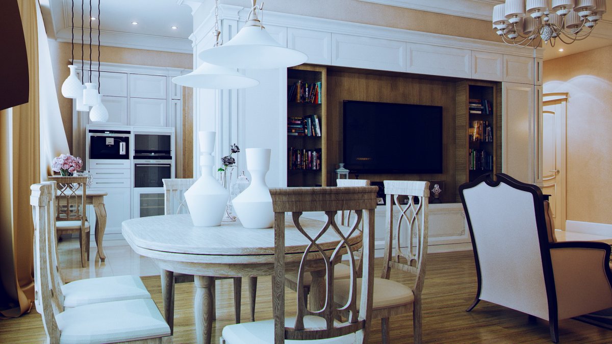 Старомосковский стиль в интерьере