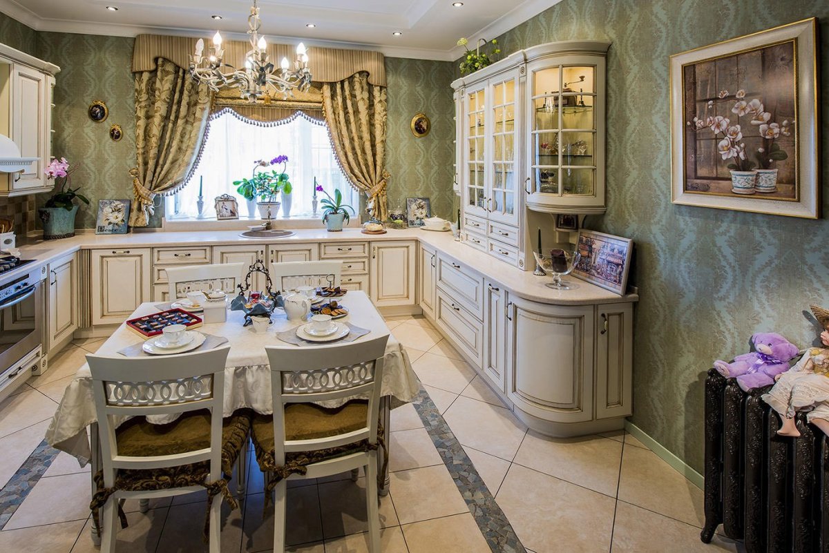Кухня в сталинском стиле