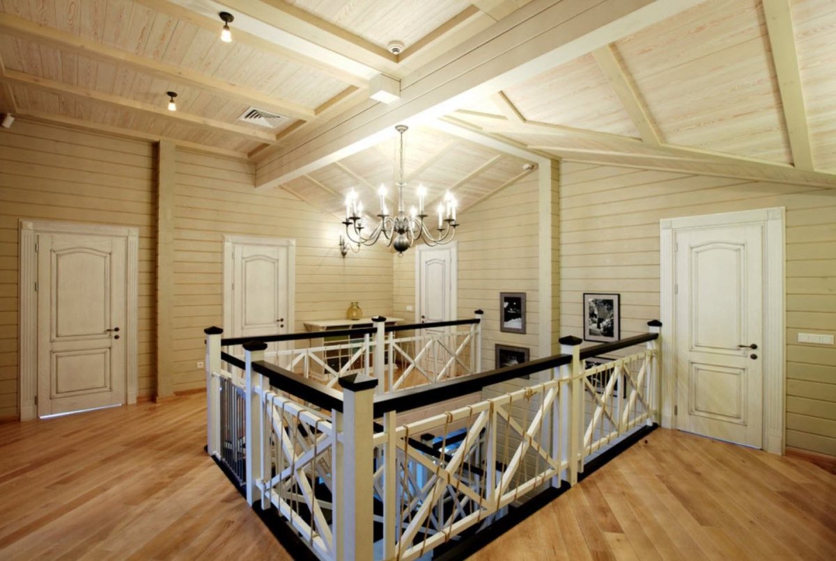 Дом из профилированного бруса интерьер