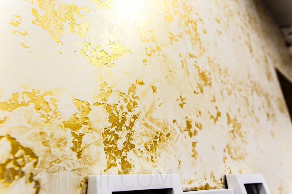 Декоративная штукатурка на потолок кухни