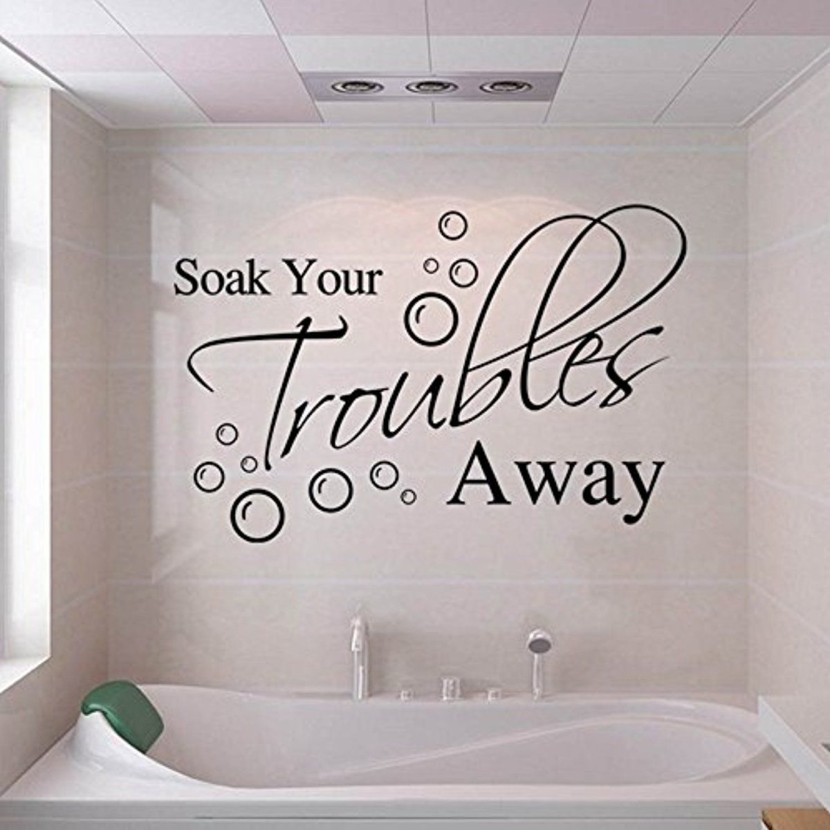 Наклейки на стену в ванную