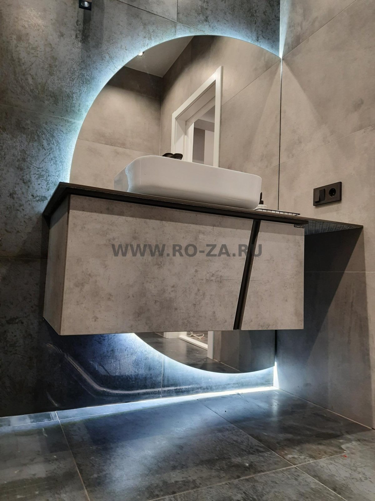 Rectangular Frameless Anti-Fog Backlit led Lighted Wall Mount Bathroom Vanity Mirror