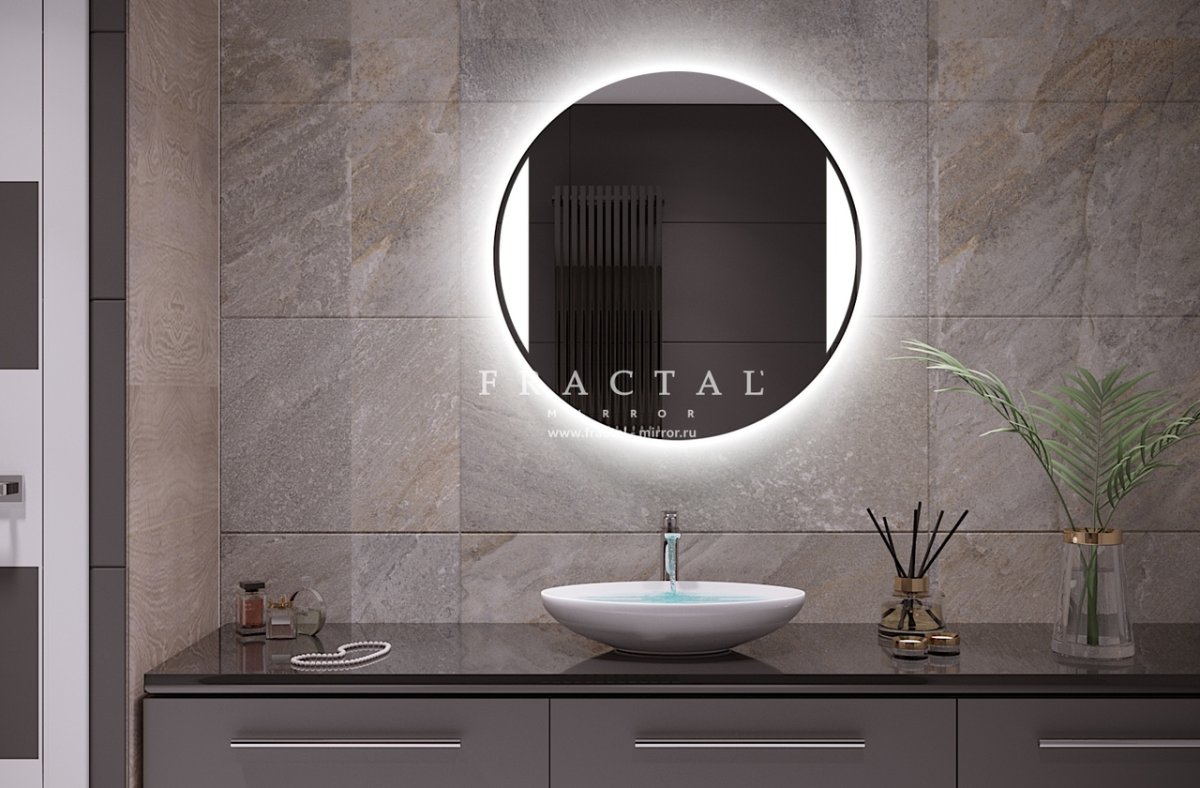 Зеркало Оникс 80 led круглое