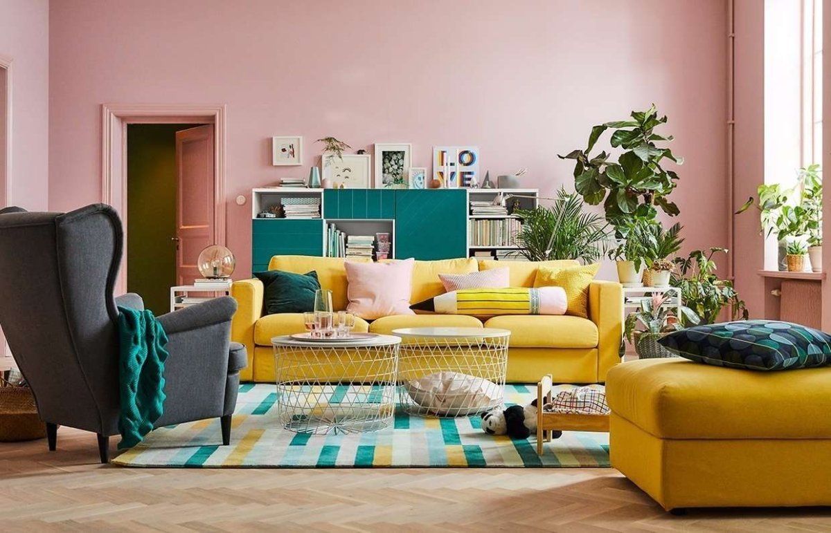 Диван ikea Söderhamn в интерьере
