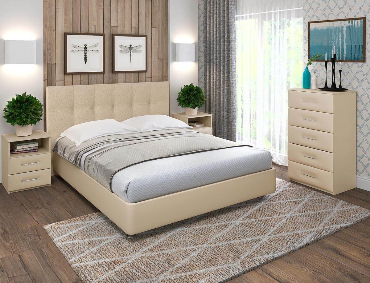 Кровать без подъёмного механизма Сарин Box-Spring