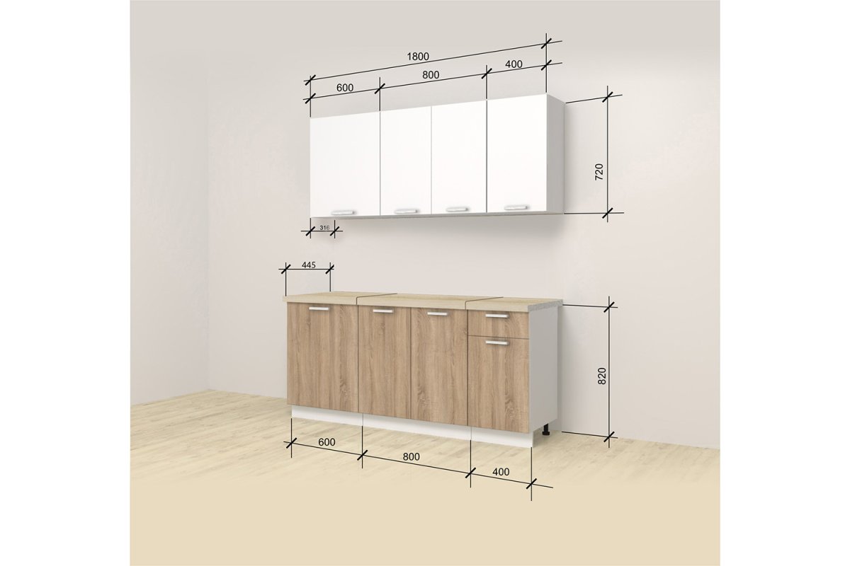 Кухня Сити 2.4 хофф