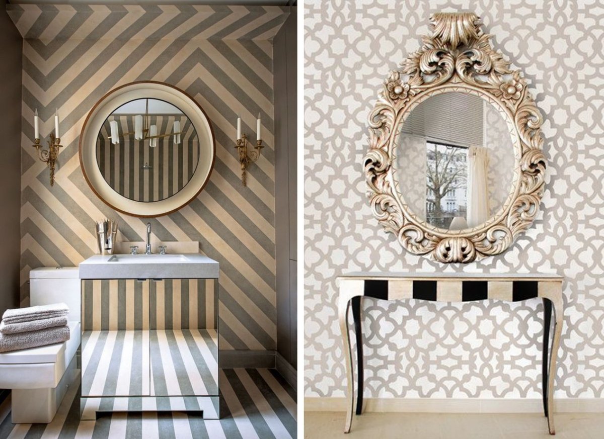 Декоративная рамка для зеркала