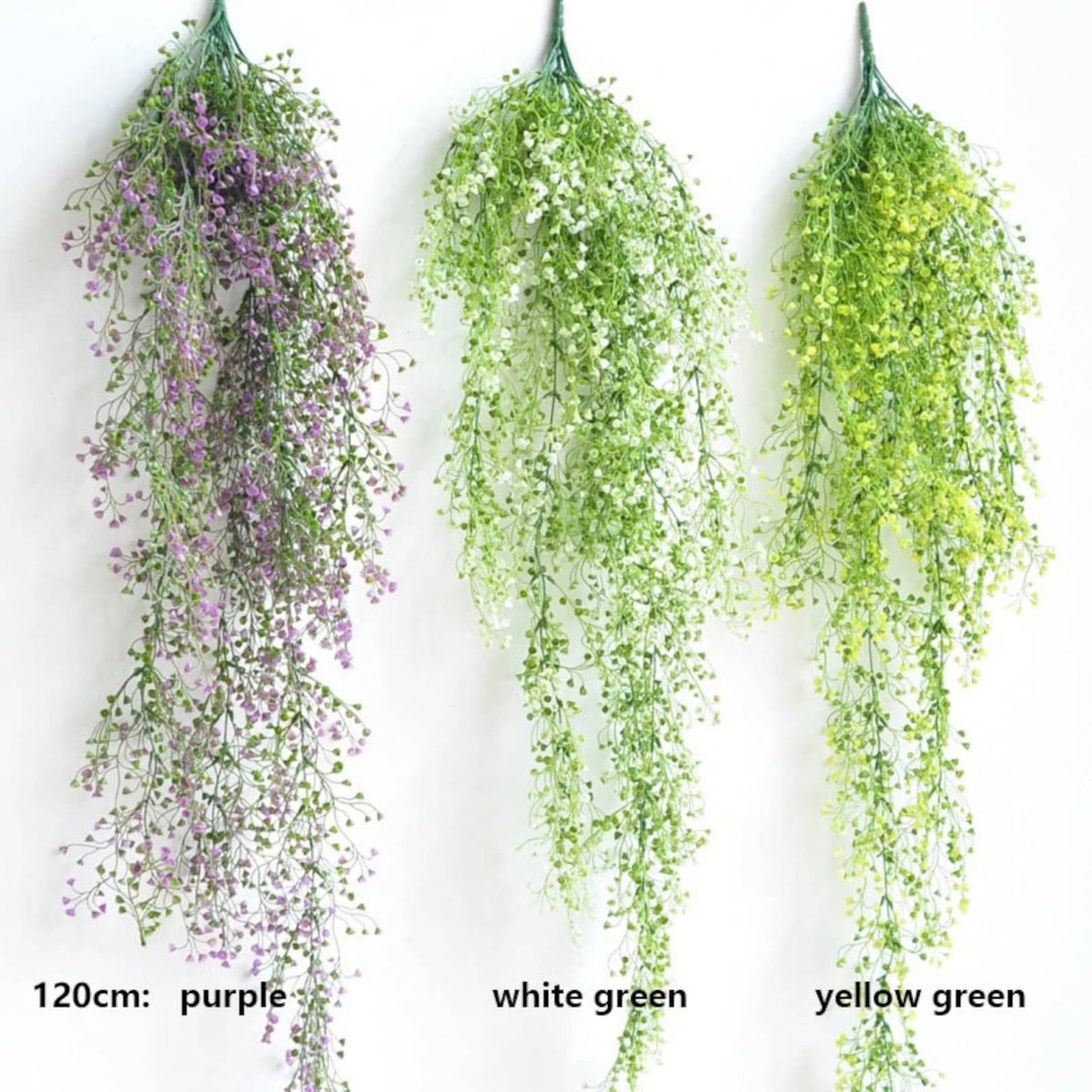 Искусственные цветы свисающие для домашнего интерьера