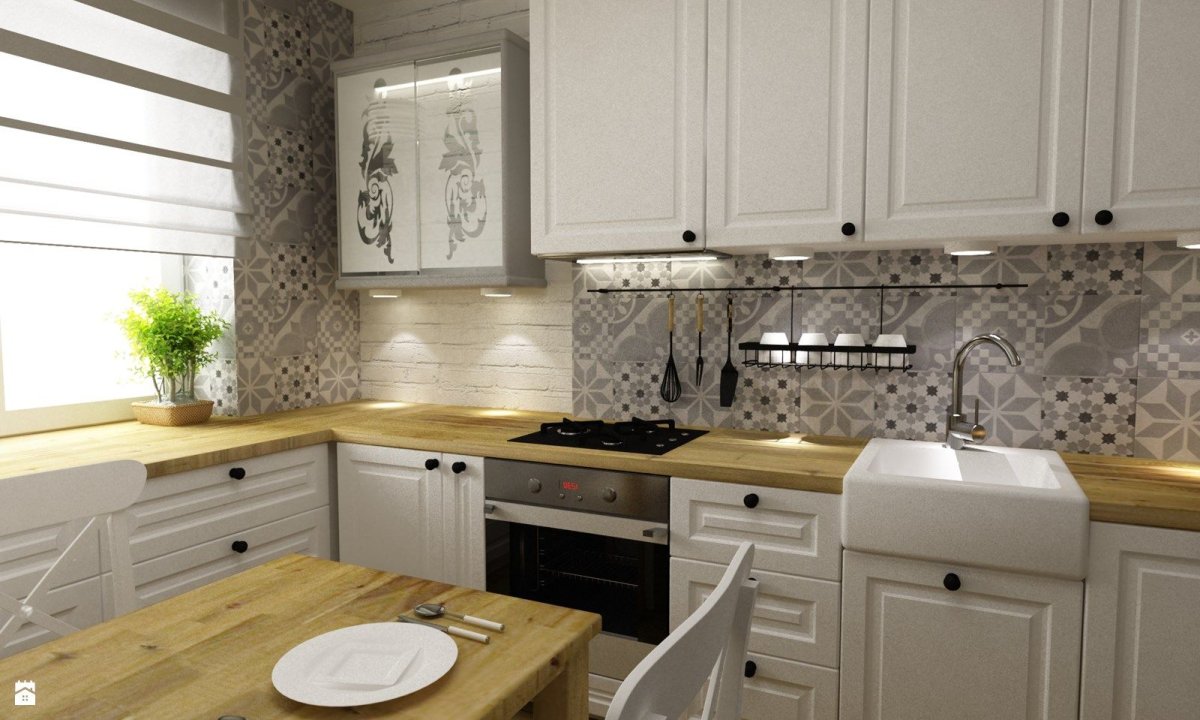 Кухня в скандинавском стиле Леруа Мерлен