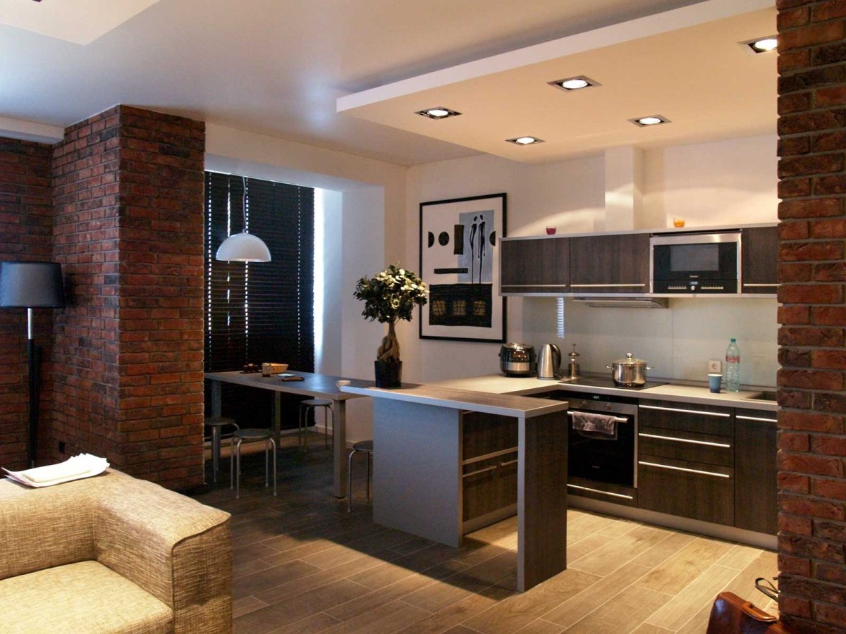 Зон рование кухни и столовой