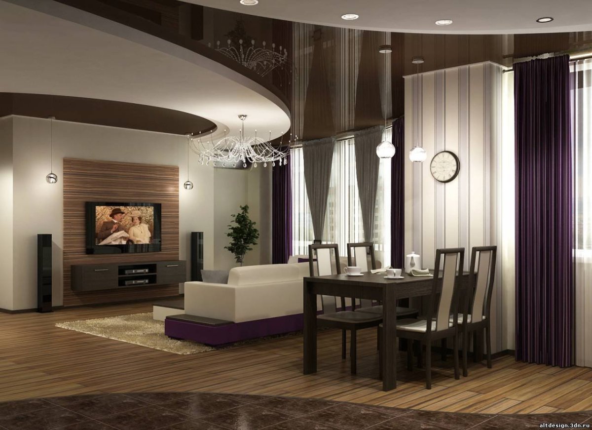 Кухня гостиная прихожая