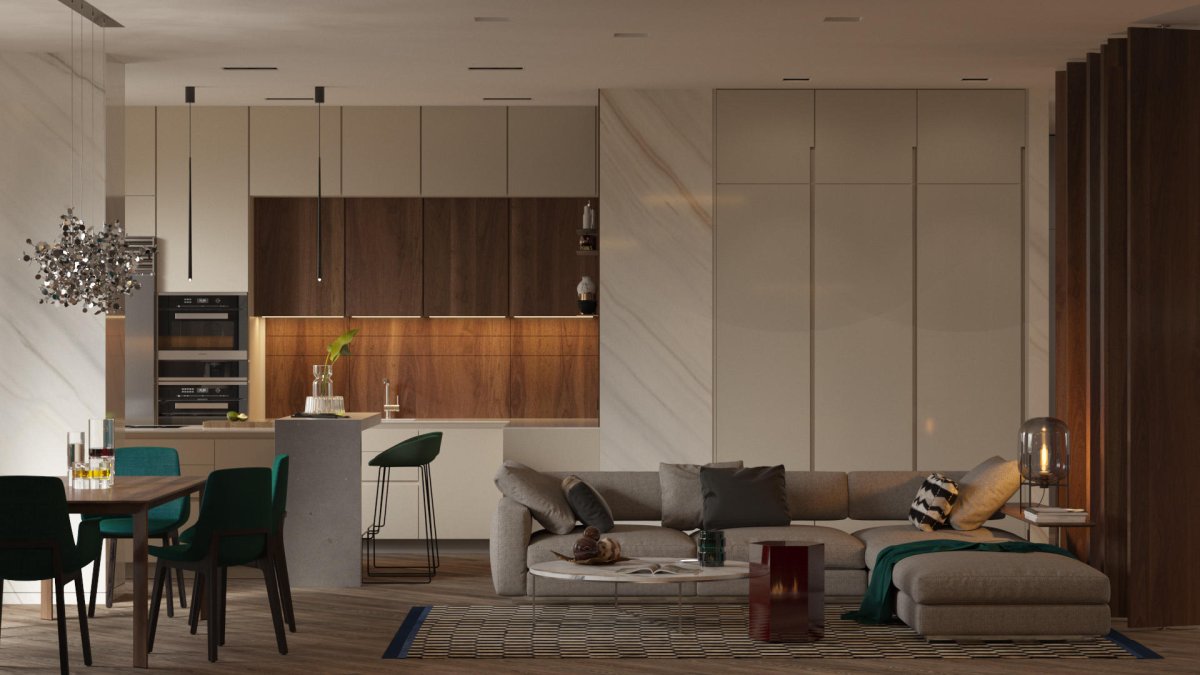 Интерьер в стиле эко Минимализм